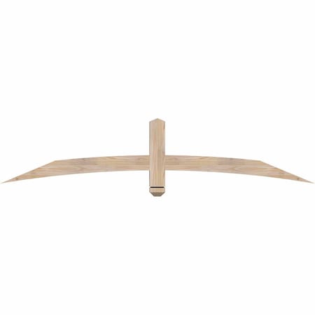 Ekena Millwork Bellingham Smooth Timber Gable Bracket, Douglas Fir, 72"W x 15"H x 3 1/2"D x 3 1/2"F, 5/12 Pitch GBW072X15X0404BEL00SDF